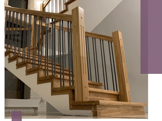 Реставрация деревянных и металлических лестниц в Нерюнгри