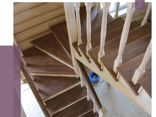 Реставрация деревянных лестниц в Нерюнгри от 4561 руб.