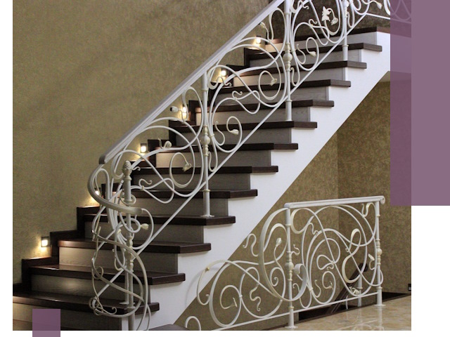 Кованые лестницы под ключ в Нерюнгри — изготовление и монтаж