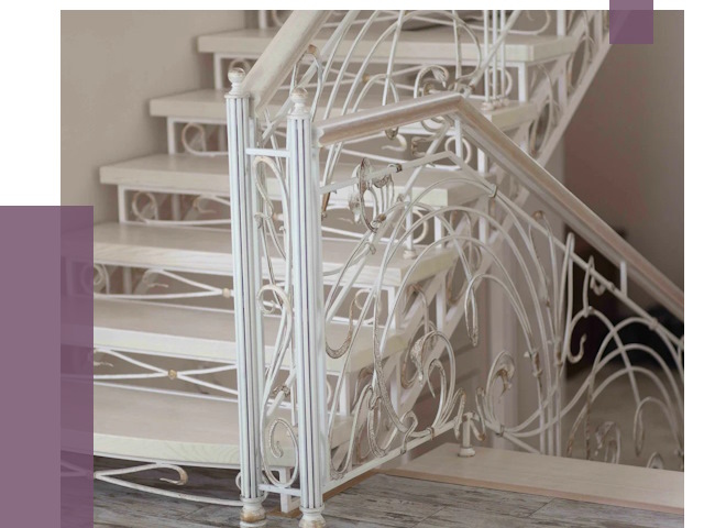 Изготовление кованых лестниц на заказ в Нерюнгри от 92310 руб. | ПРОЛЁТ-Нрю