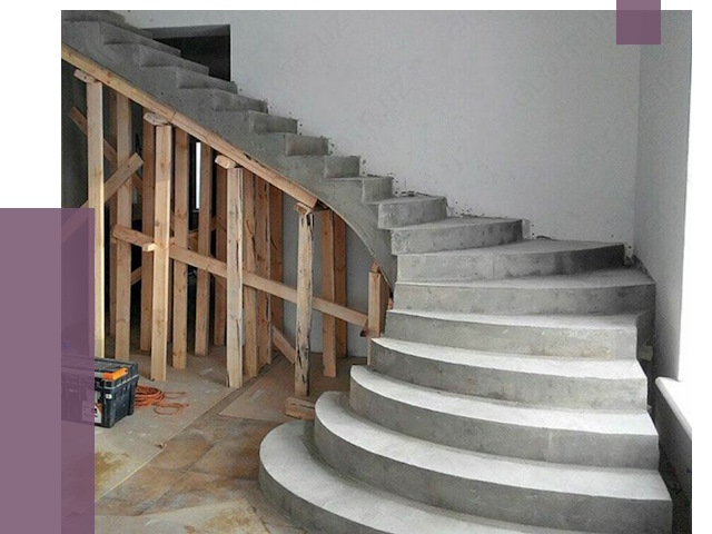 Изготовление бетонных лестниц под ключ в Нерюнгри от 21177 руб. | ПРОЛЁТ-Нрю