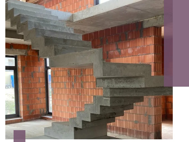 Изготовление бетонных лестниц под ключ в Нерюнгри