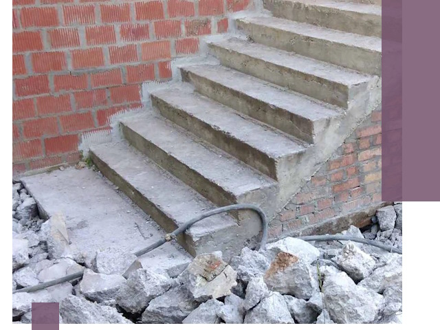 Демонтаж бетонных лестниц в Нерюнгри: быстро и безопасно