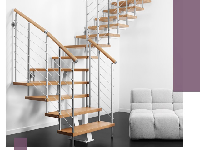 Модульные лестницы под ключ в Нерюнгри — монтаж и изготовление