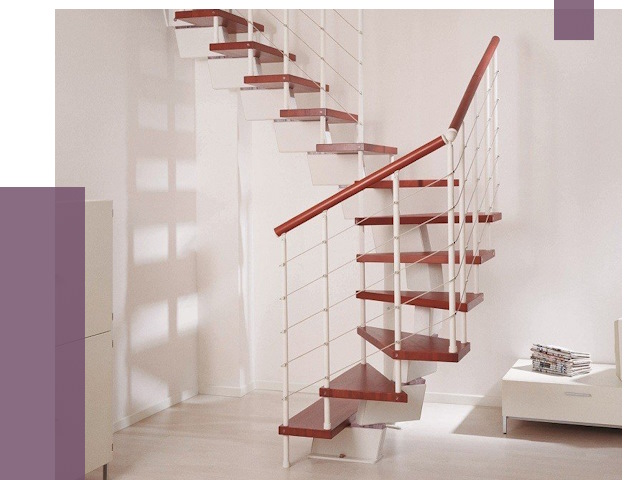 Изготовление лестниц на больцах в Нерюнгри от 10317 руб. | ПРОЛЁТ-Нрю