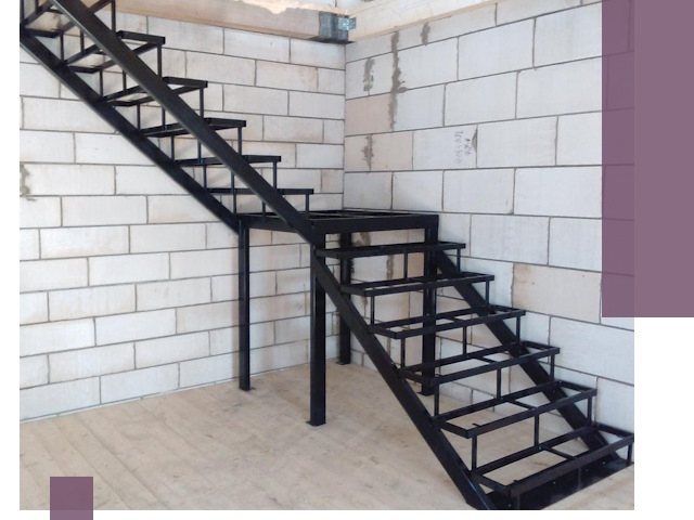 Лестницы на металлокаркасе под ключ в Нерюнгри — изготовление и монтаж