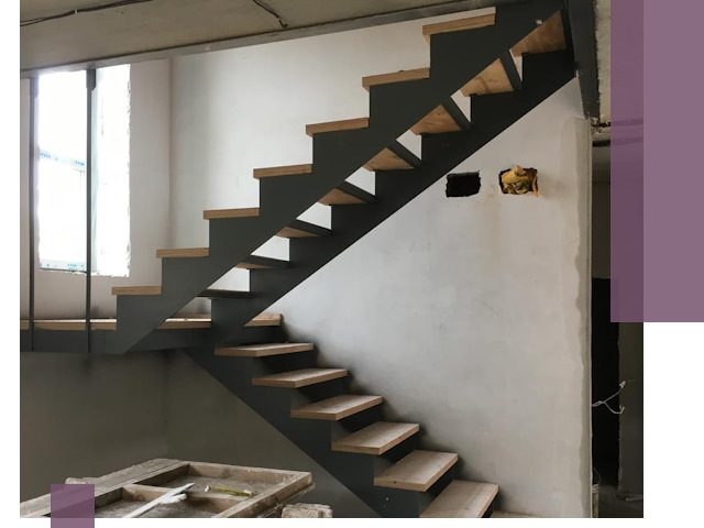 Изготовление лестниц на металлокаркасе в Нерюнгри от производителя