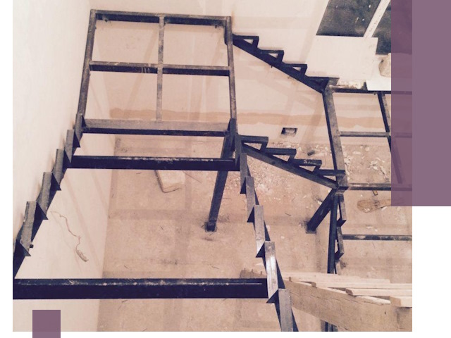 Монтаж лестниц на металлокаркасе в Нерюнгри быстро и качественно