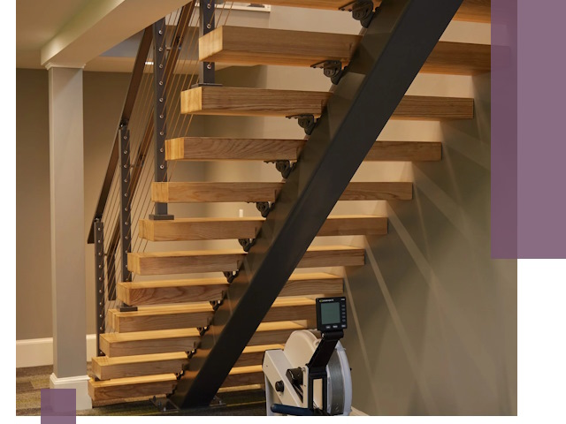 Лестницы на монокосоурах под ключ в Нерюнгри - изготовление и монтаж