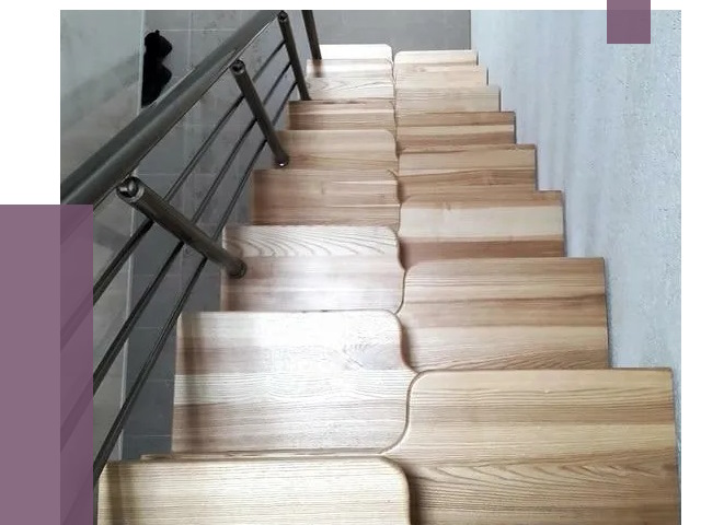 Лестницы гусиный шаг в Нерюнгри от 13847 руб. под ключ | ПРОЛЁТ-Нрю