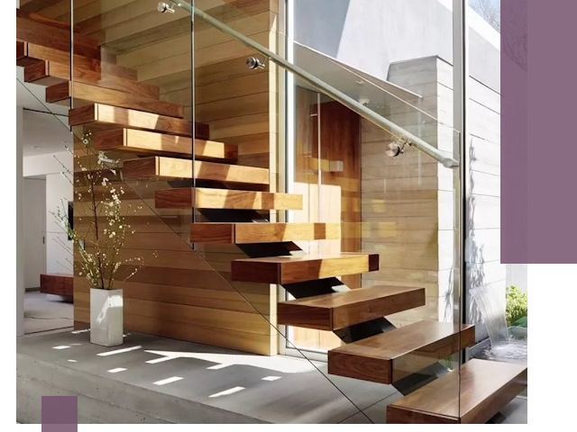 Современные лестницы на заказ в Нерюнгри — изготовление и монтаж