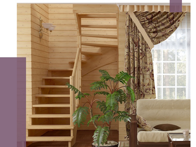 Лестницы для дачи в Нерюнгри от 80636 руб.  | ПРОЛЁТ-Нрю