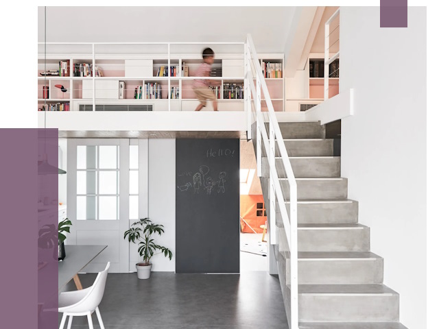 Лестницы для двухуровневой квартиры в Нерюнгри от 187335 руб. | ПРОЛЁТ-Нрю