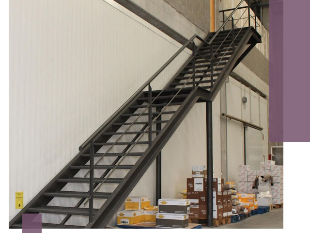 Лестницы для производства в Нерюнгри — изготовление и монтаж