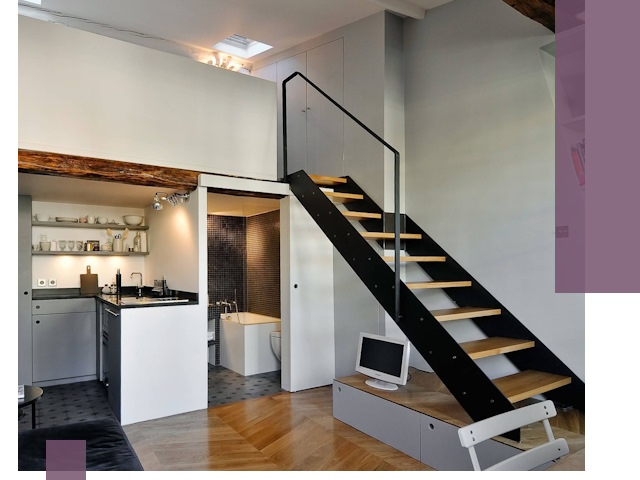 Лестницы на антресоль под ключ в Нерюнгри — изготовление и монтаж