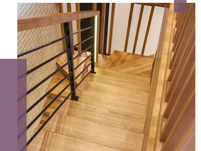 Лестницы из ясеня в Нерюнгри под ключ от 10643 руб. 