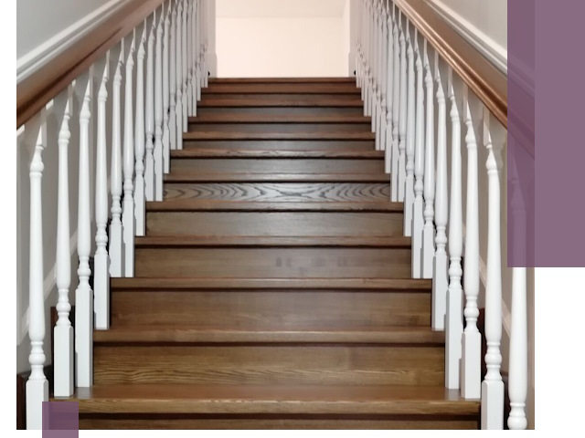 Лестницы из ясеня на заказ в Нерюнгри — изготовление и монтаж