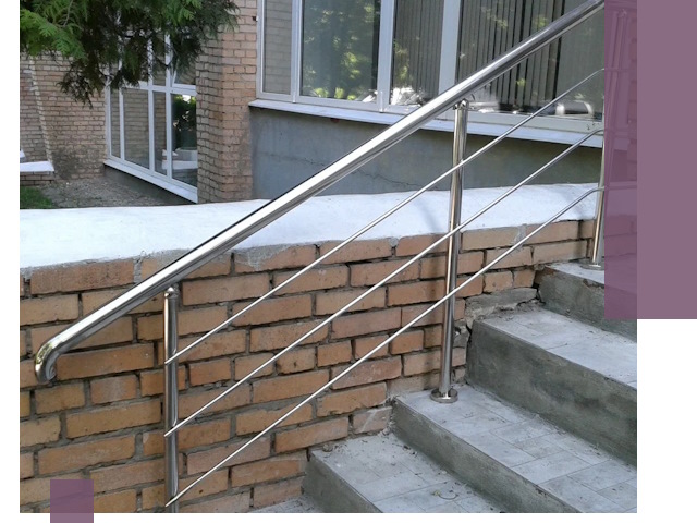Перила из нержавеющей стали высокого качества в Нерюнгри
