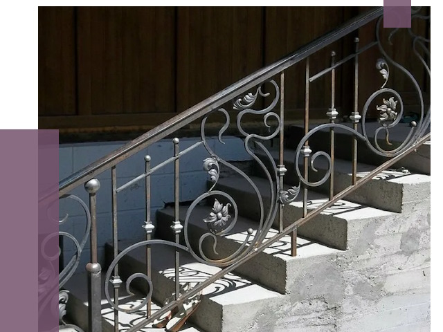 Кованые перила в Нерюнгри от 9231 руб. под ключ — качество от ПРОЛЁТ-Нрю