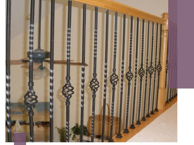 Изготовление и монтаж кованных перил в Нерюнгри под ключ