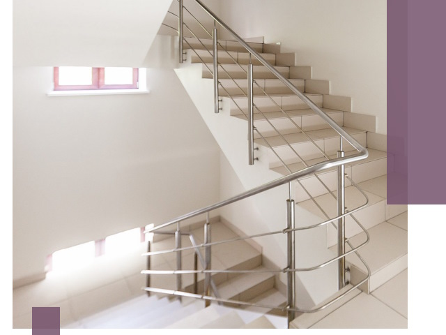 Установка и замена перил в подъезде в Нерюнгри