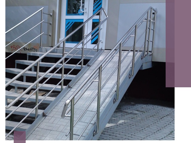 Пандус на крыльцо под ключ в Нерюнгри: монтаж и изготовление