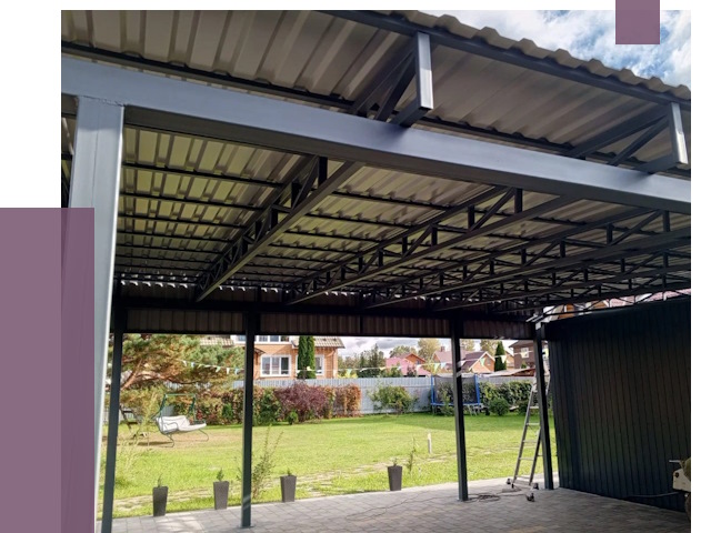 Монтаж навесов в Нерюнгри от 7819 руб. — установка навеса | ПРОЛЁТ-Нрю