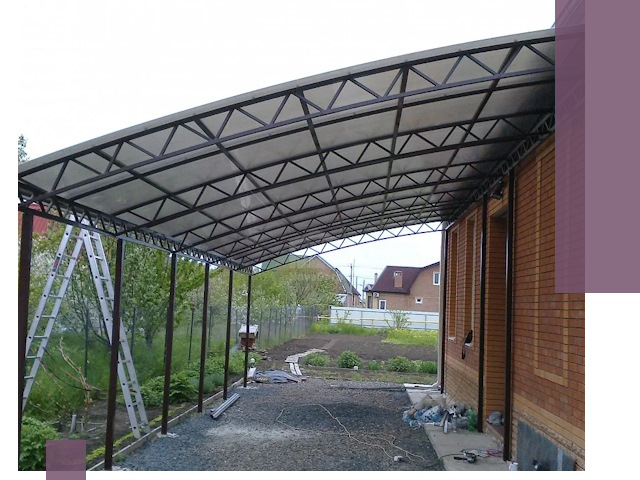 Профессиональный монтаж навесов под ключ в Нерюнгри