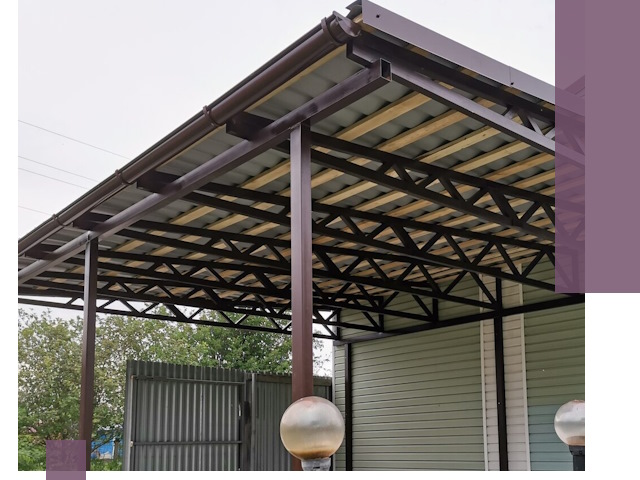 Навесы под ключ в Нерюнгри: изготовление, монтаж и гарантия