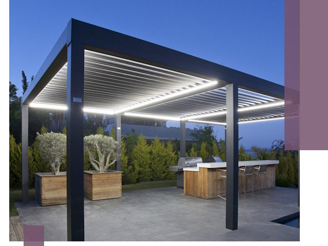 Навесы отдельно стоящие под ключ в Нерюнгри из металла и поликарбоната