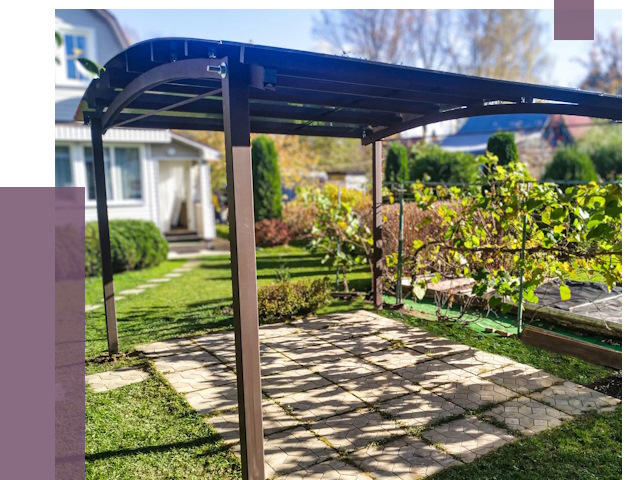 Навесы для дачи в Нерюнгри от 13521 руб. под ключ — ПРОЛЁТ-Нрю