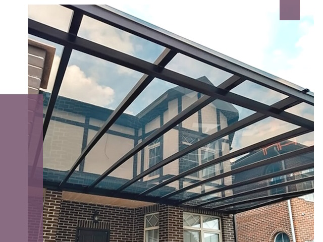 Навесы из поликарбоната в Нерюнгри от 9144 руб. под ключ — ПРОЛЁТ-Нрю