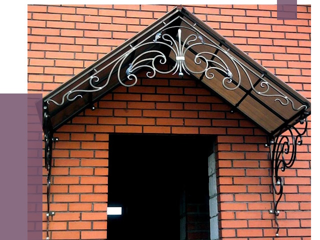 Металлические козырьки в Нерюнгри от 11349 руб. 