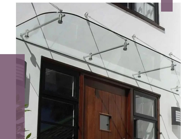 Стеклянные козырьки в Нерюнгри от 20091 руб. | ПРОЛЁТ-Нрю