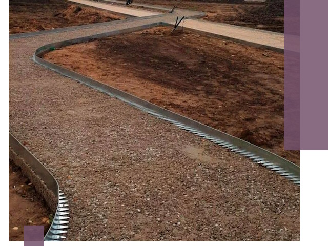 Металлические бордюры под ключ в Нерюнгри — изготовление и монтаж