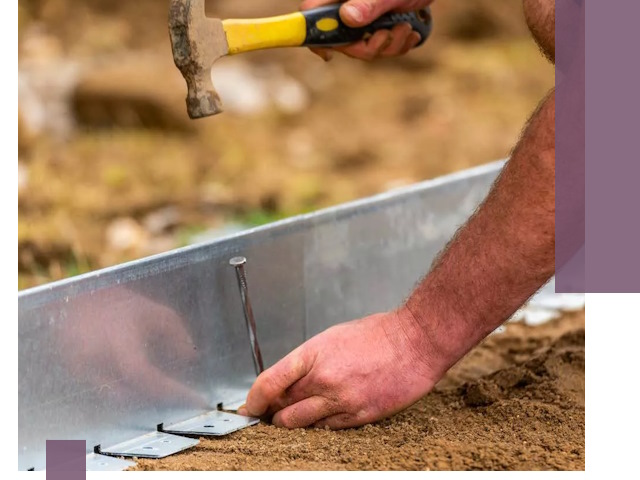 Монтаж металлических бордюров в Нерюнгри быстро и качественно