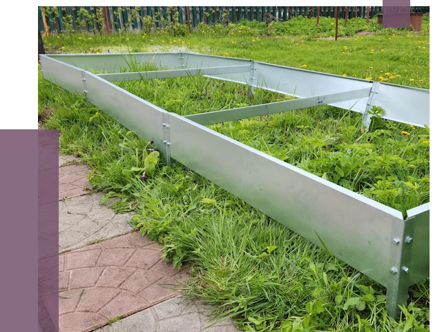 Металлические бордюры для грядок в Нерюнгри от 1901 руб. 