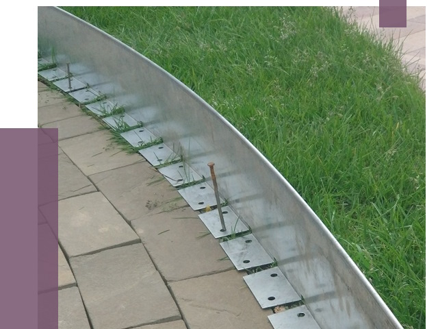 Металлические бордюры для тротуаров в Нерюнгри от 9231 руб.