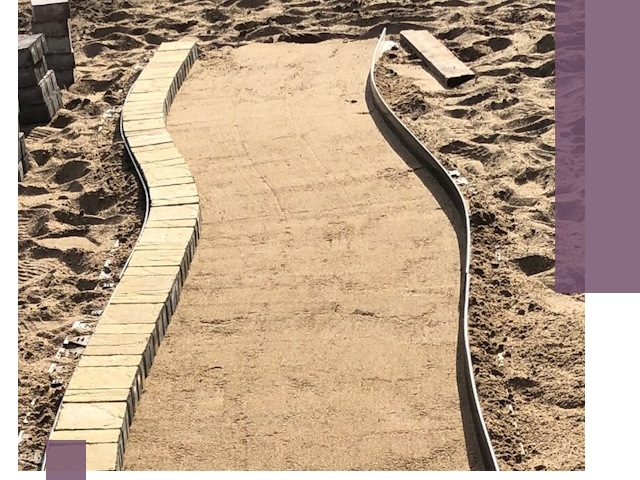 Металлические бордюры для тротуаров в Нерюнгри — прочные и долговечные