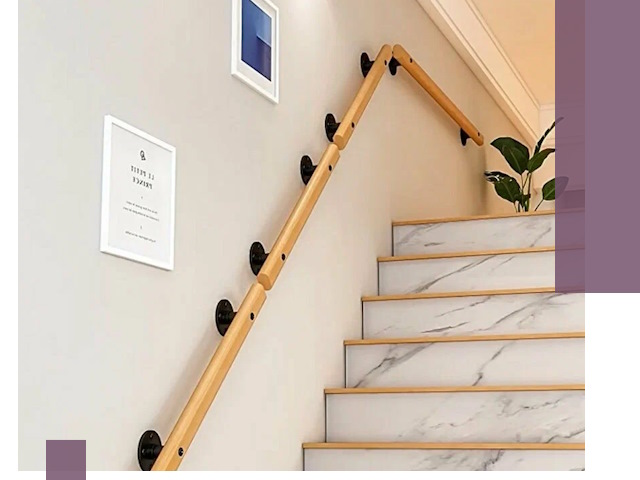 Поручни металлические и деревянные под ключ в Нерюнгри