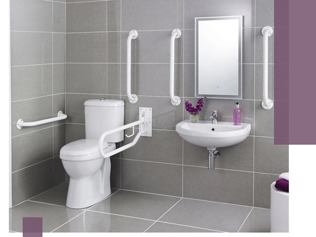 Поручни для санузлов в Нерюнгри: установка, ремонт и монтаж