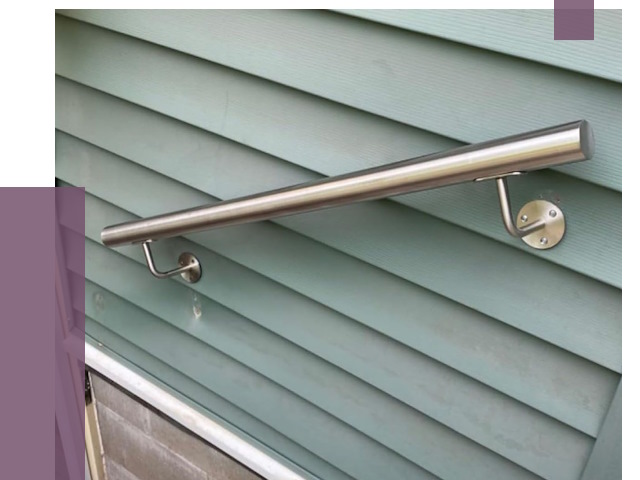 Поручни из нержавеющей стали в Нерюнгри от 8145 руб.  | ПРОЛЁТ-Нрю